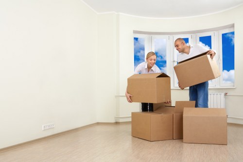 Local removals team transporting items quickly between Brentford properties