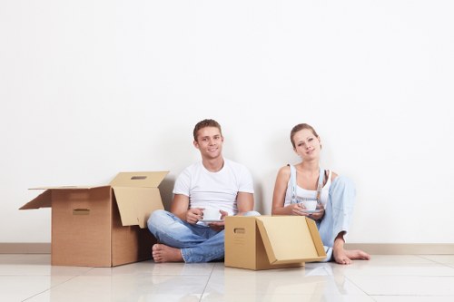 Local removals team handling a shared house relocation in Brentford