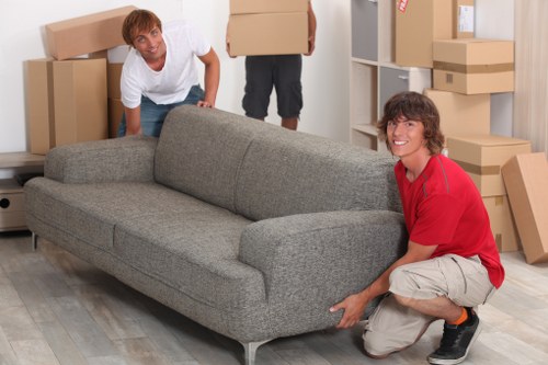 Preparing items for storage in Brentford