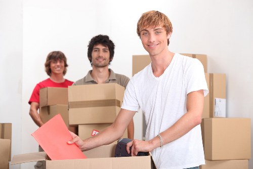 Local commercial moving team handling access challenges in Brentford